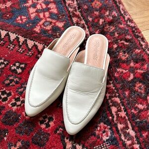 Madewell Frances Skimmer Mule - Cream/white